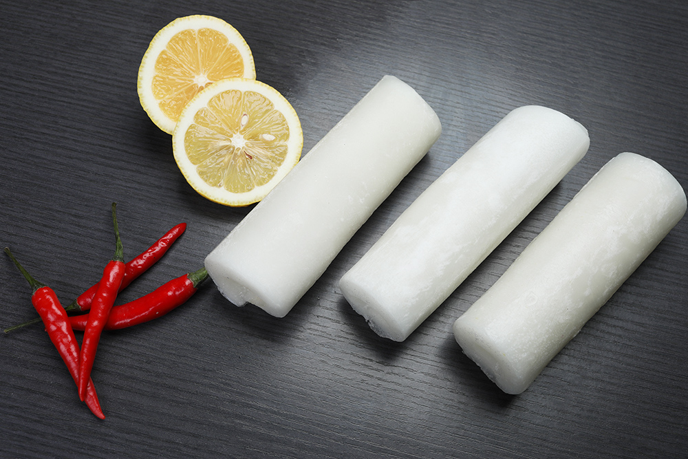 Frozen squid rolls