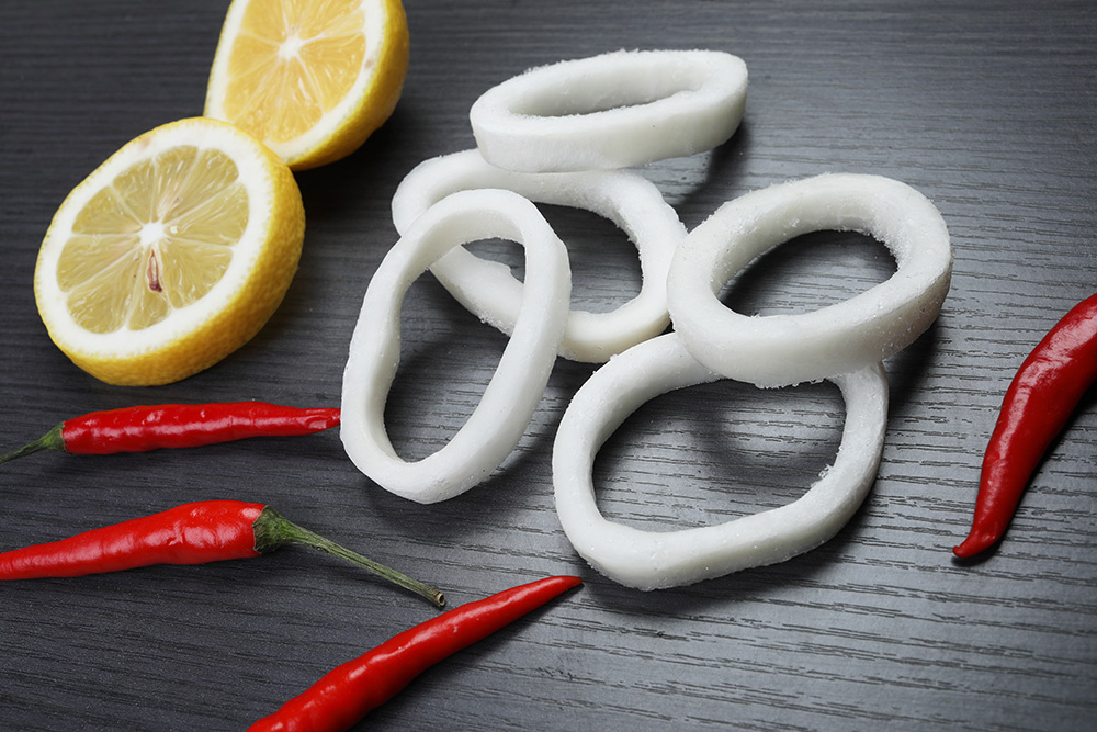 Frozen squid ring